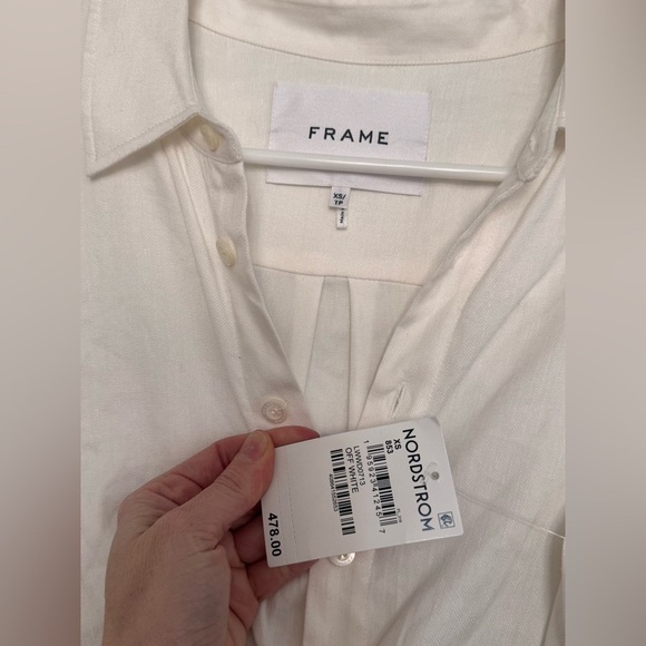 Frame Twist Mini Shirtdress - Picture 6 of 9